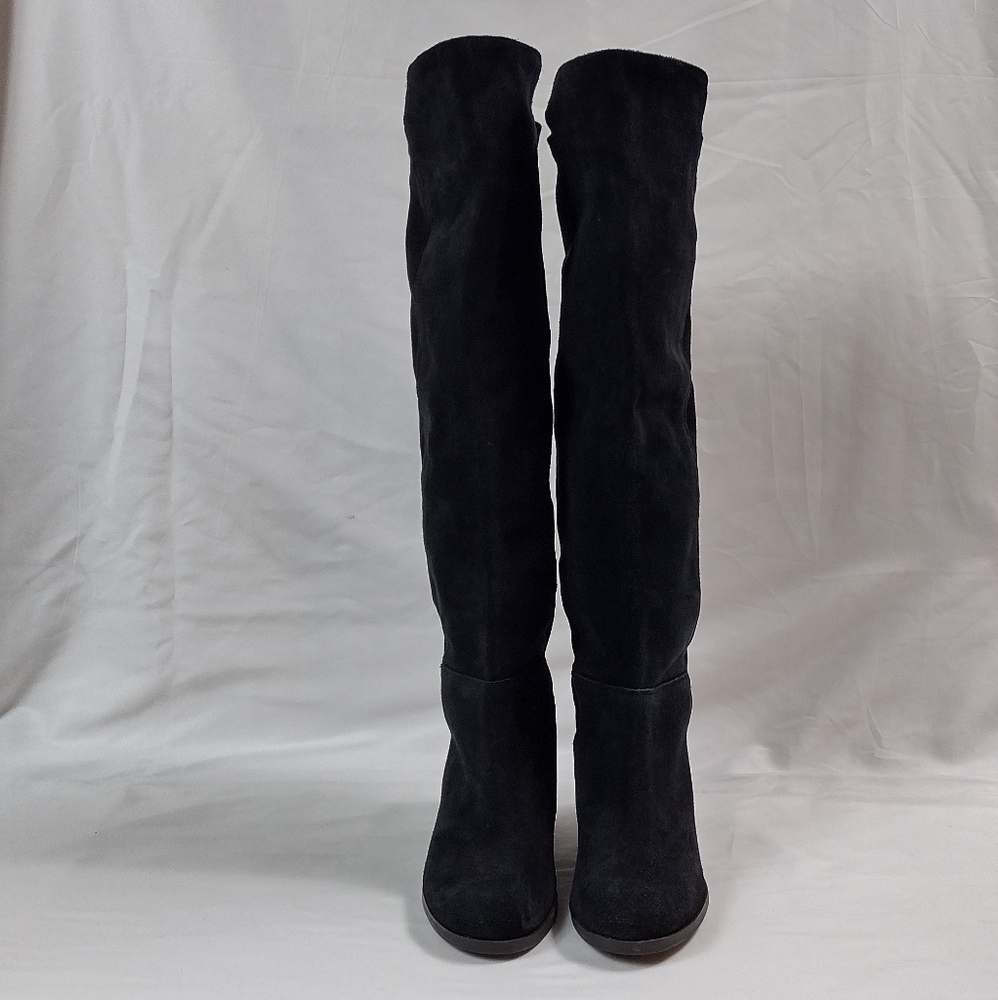NWOT Lucky Brand Calypso Suede Tall Boot Size 5M - Picture 2 of 9